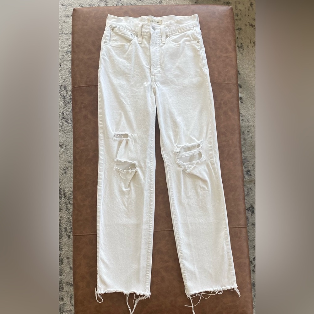 Ripped White Madewell Jeans